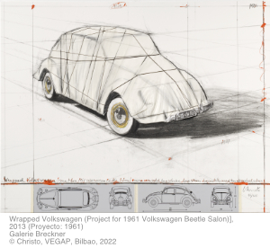 Motion, Wrapped Volkswagen, Volkswagen Beetle Salon, Motion, Guggenheim Bilbao, Norman Foster